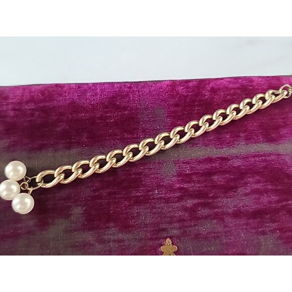 Faux Pearl Beaded Adjustable Necklace, Vintage - Picture 9 of 10